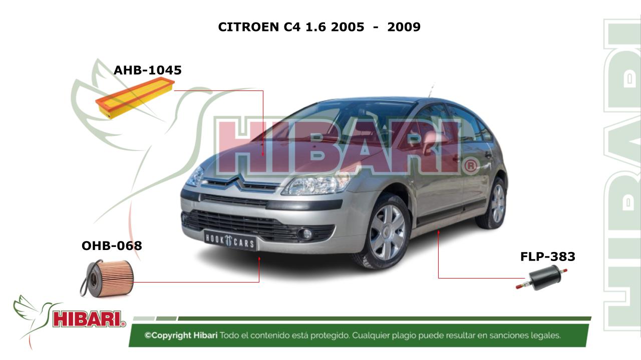 Lee más sobre el artículo CITROEN C4 1.6 2005  –  2009